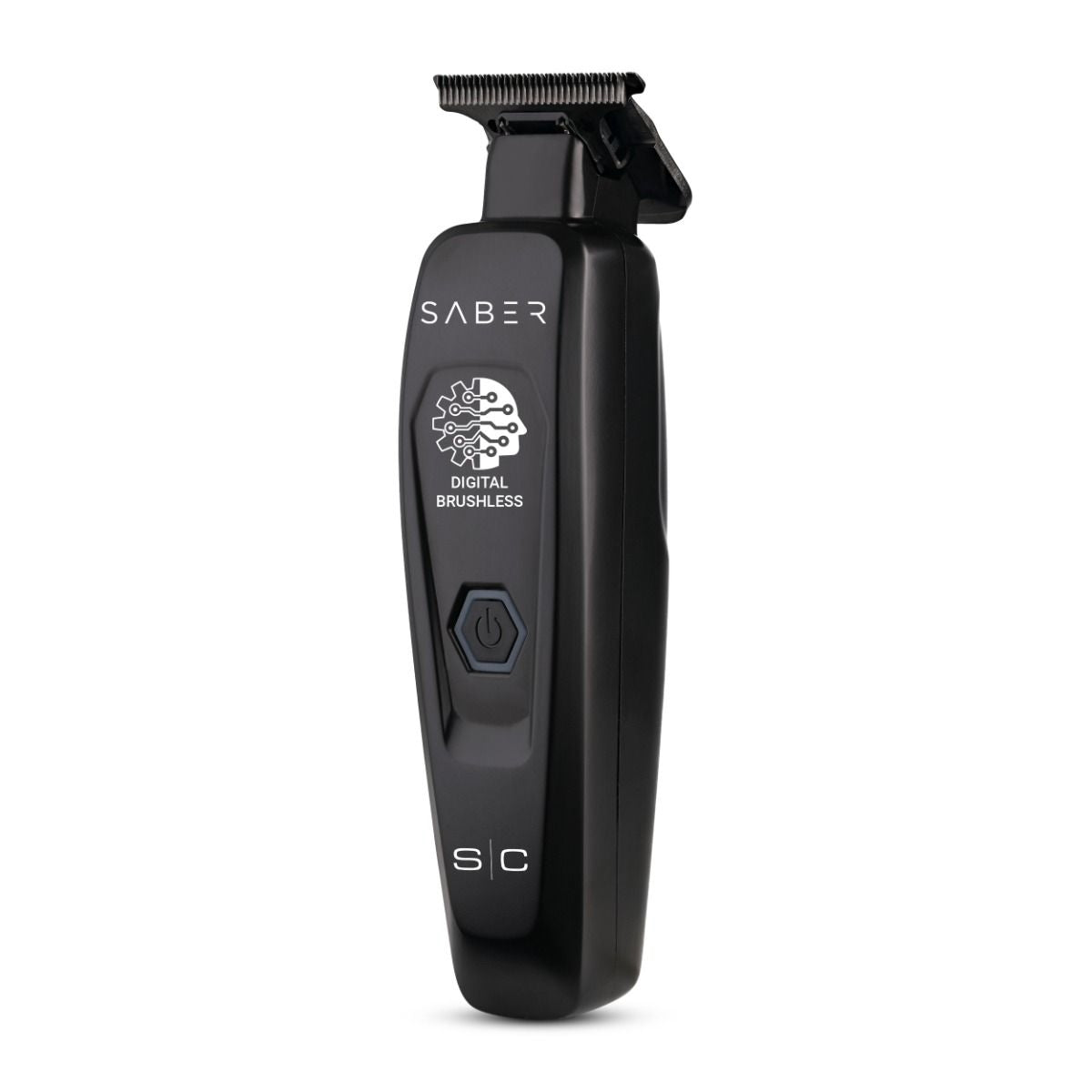 StyleCraft Saber Cordless Digital Brushless Motor Metal Trimmer - Black (SC403B)