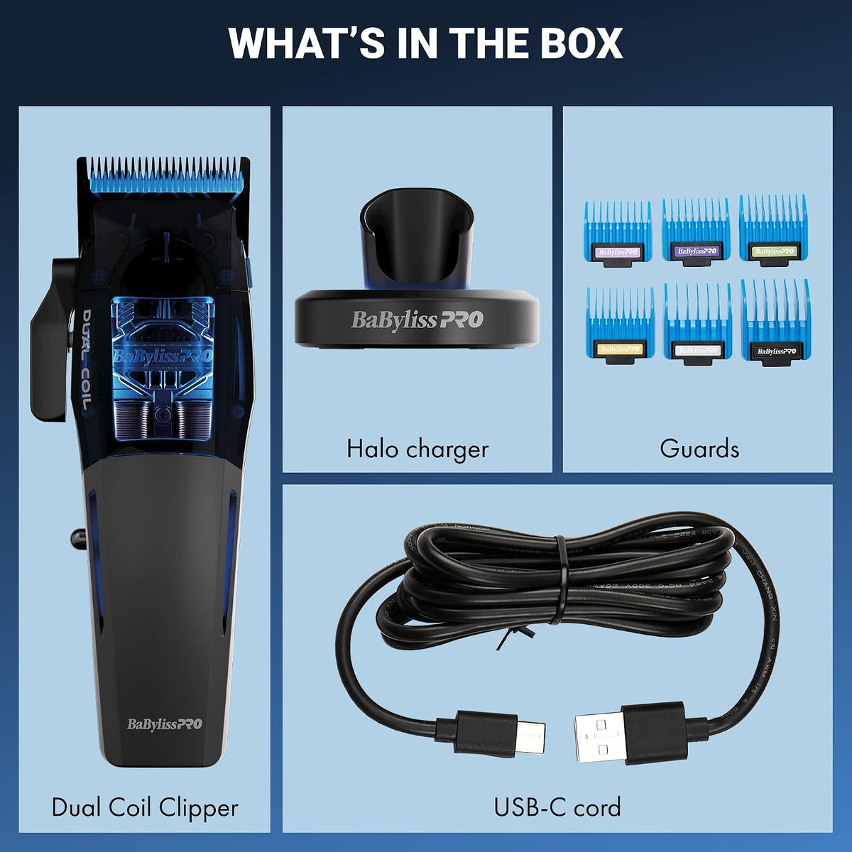 BaBylissPRO High-Performance Dual-Coil Motor Cordless Clipper (FX95C)