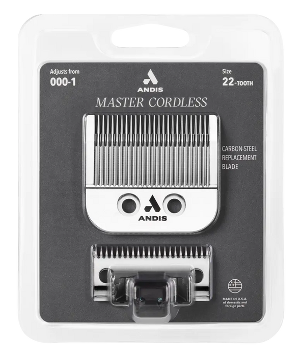 Andis 74040 carbon steel replacement blade packaging