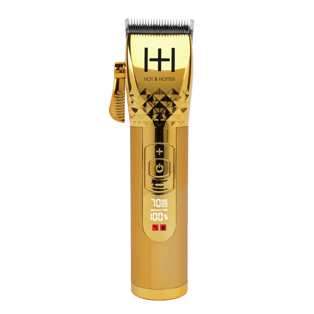 Hot & Hotter Professional Lithium Cordless Clipper – Gold