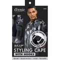 Annie Camo Cutting Cape with Stretchable Hook
