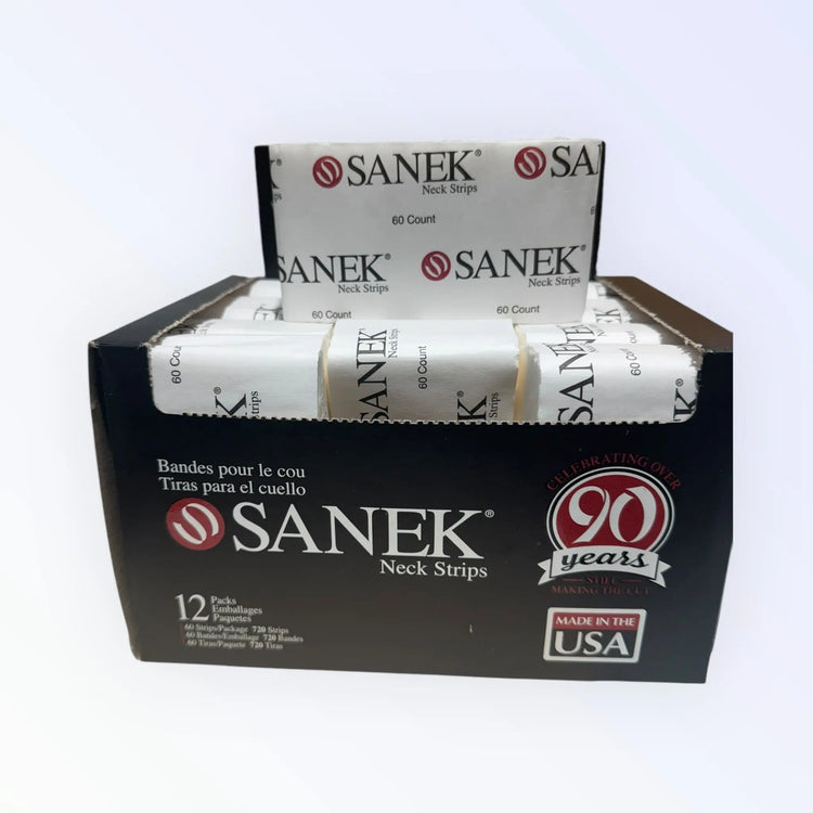 Sanek neck strips box front view