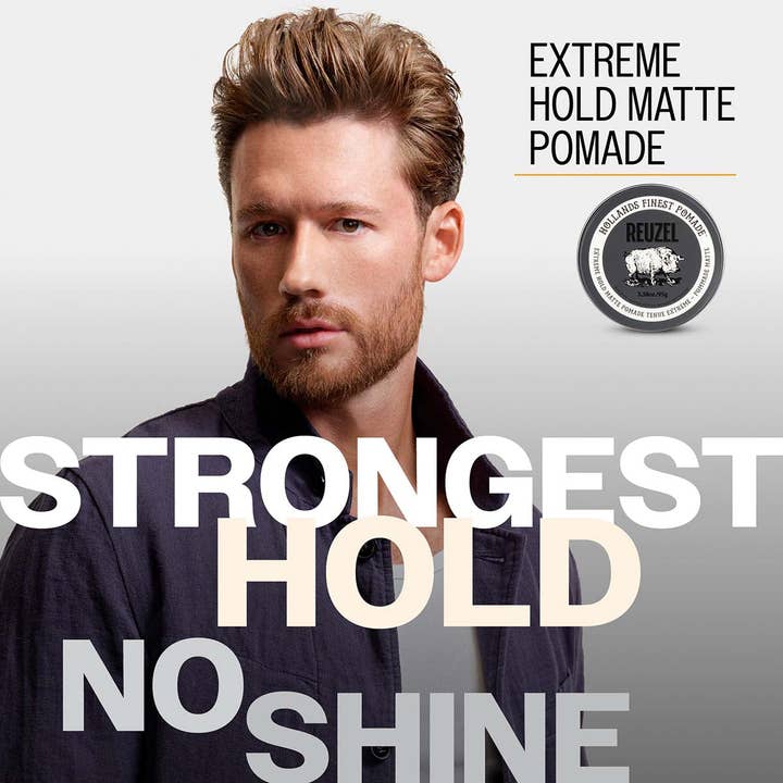 Reuzel Extreme Hold Matte Pomade – 3.38 oz