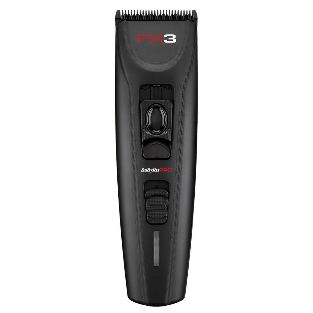 BaBylissPRO FX3 black clipper, studio view