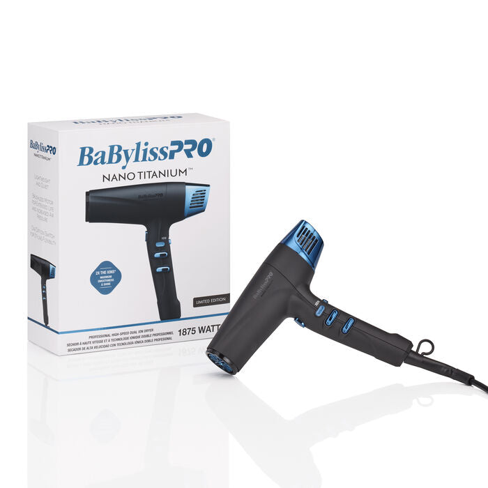 BaBylissPRO Nano Titanium High-Speed Dual Ionic Hair Dryer (BNTMB9100)