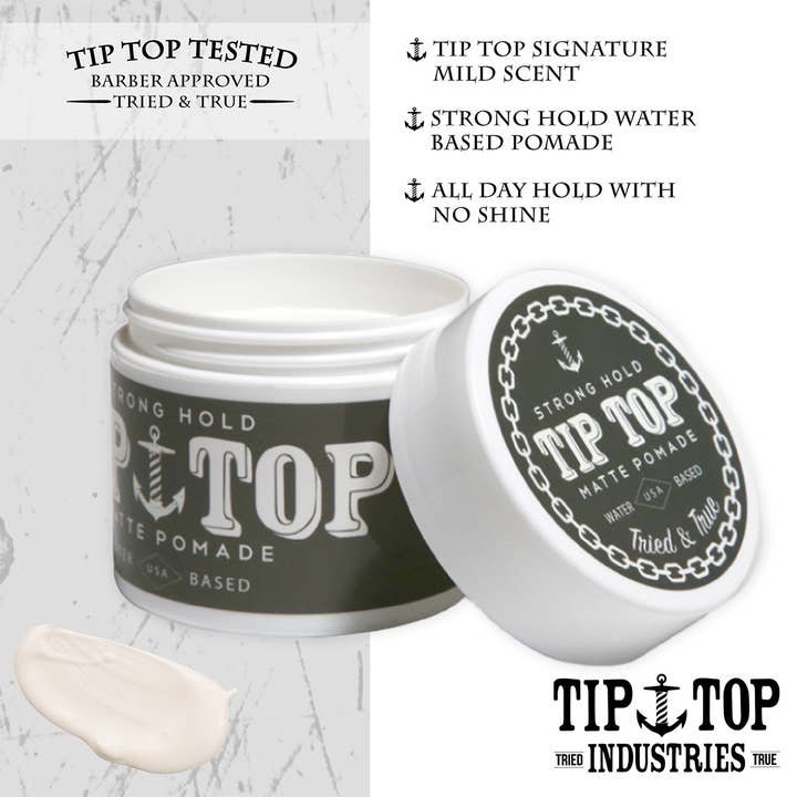 Tip Top Strong Hold Matte Pomade