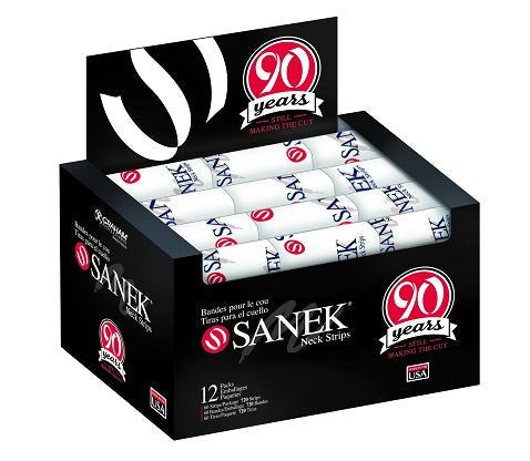 Sanek neck strips packaging